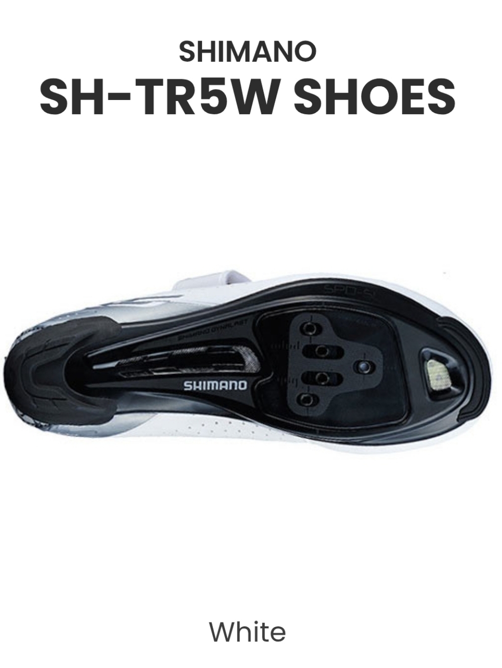 Shimano Women's SH-TR5W Cycling Shoes in White Sz 41 US 8½ - Picture 2 of 16